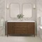 James Martin Vanities 60'' Double Vanity, Mid Century Walnut 485-V60D-M-WLT - alternate 3